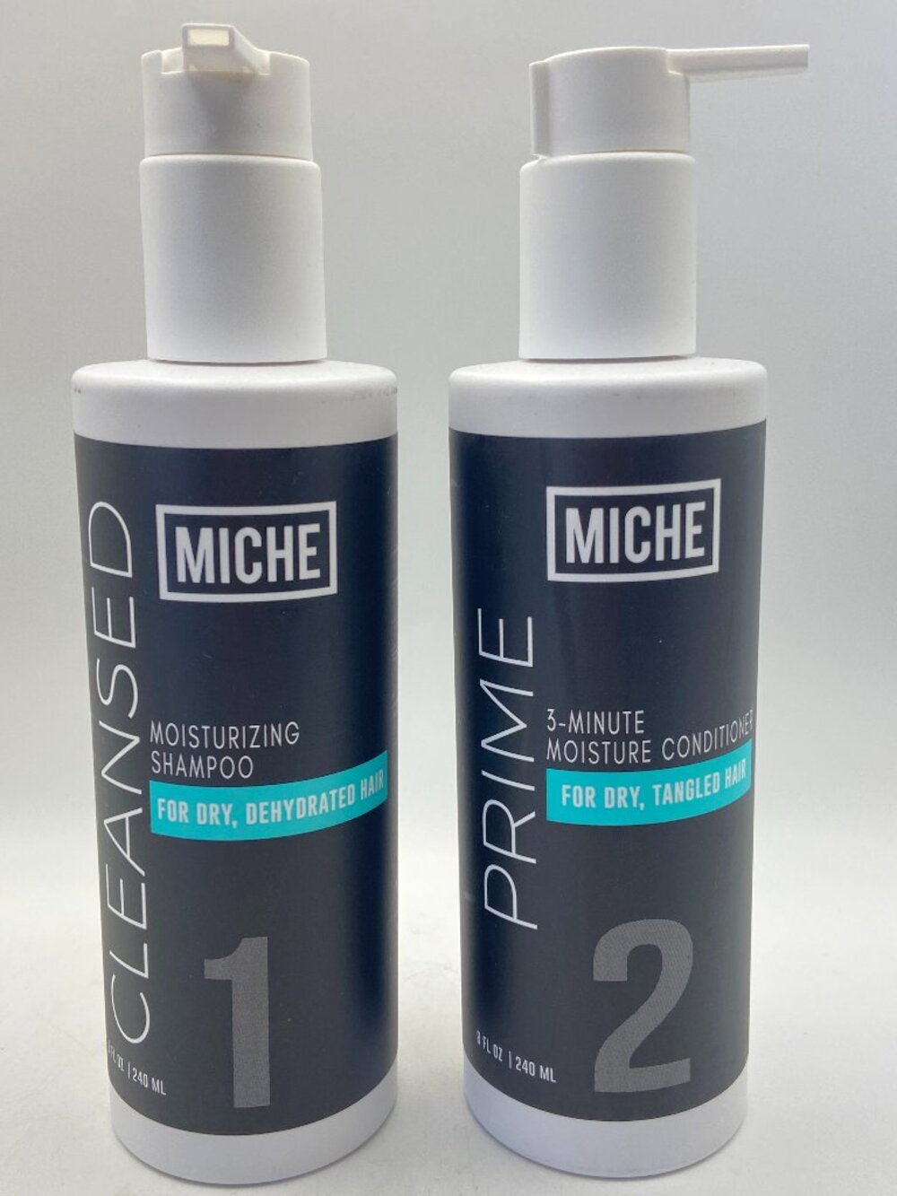 MICHE Cleansed Shampoo & Prime 3-Minute Conditioner Duo Set 8 oz / 240 ml